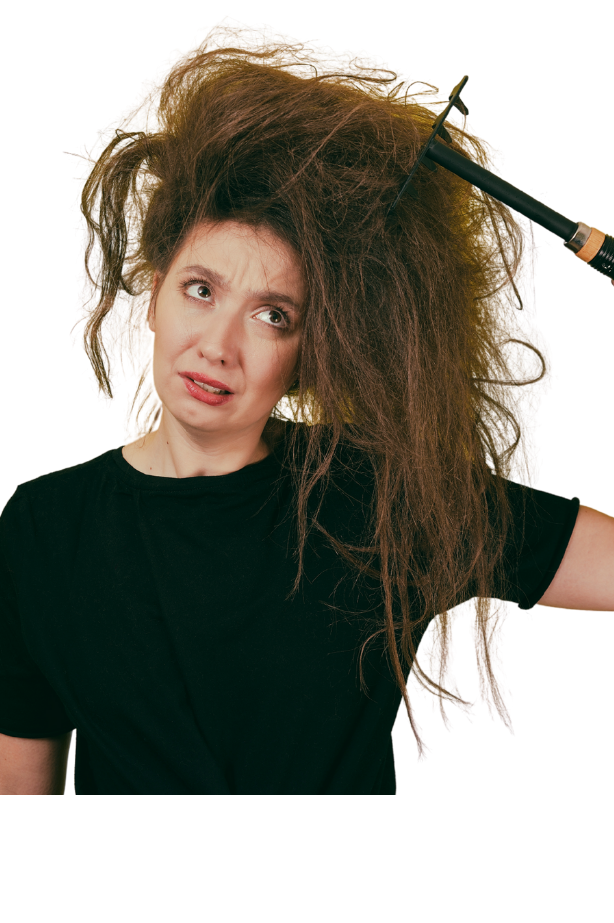 avoid frizz hair with a silk pillowcase