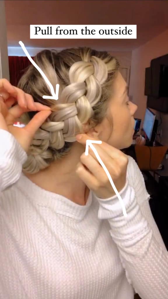 how to pancake your braids