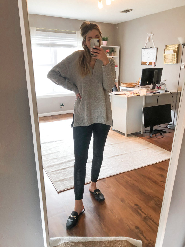 leggings and tunic outfit