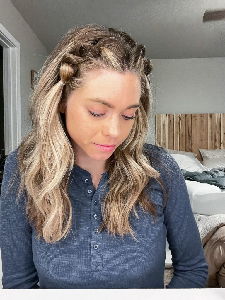 braided headband hairstyle