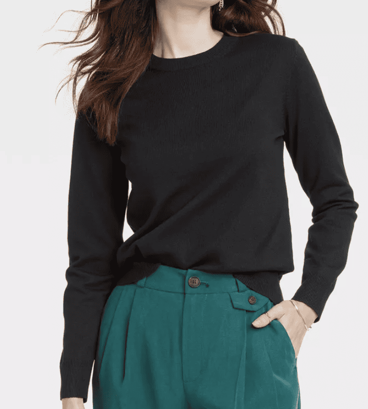 recycled polyester sweater